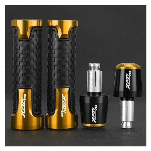 Für X ADV XADV X~ADV 750 XADV750 2017~2020 2021 2022 2024 2024 Motor 7/8" 22mm Lenkergriffe Lenkerkappen Endstopfen(Gold) von WAJUHJK