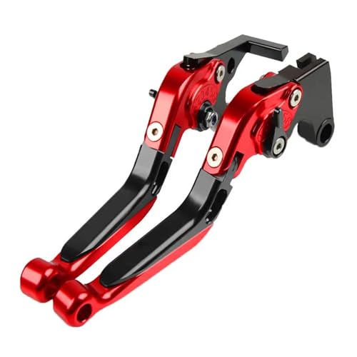 Für YZF R3 2015-2022 2024 2023 Kupplungshebel Bremshebelsatz Verstellbarer Klappgriffhebel Motorradzubehörteile(Red) von WAJUHJK
