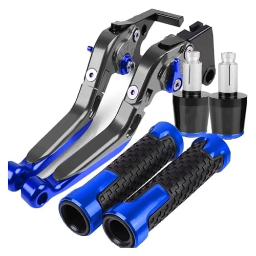 Für YZFR6 YZF R6 2005 2006 2007 2008 2009 2010 2011 2012 2013 2014 2015 Motorrad-Bremskupplungshebel Lenkergriffe(Gray Blue) von WAJUHJK