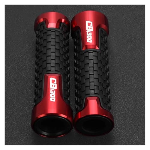 Motorrad CB1300 Super Four 2021 2022 2023 Lenkergriffe Lenkerkappen Für CB1300 ABS CB 1300 2003-2015 2014 2013(Red) von WAJUHJK
