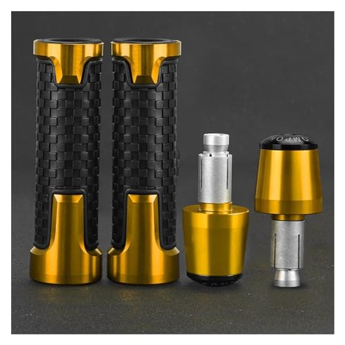 Motorrad-CNC-Aluminium-Zubehör, Lenkergriffe, Griffenden FÜR CBR250RR CBR 250RR 2011-2022 2021 2020 2019 2023 2024(Gold Gold) von WAJUHJK