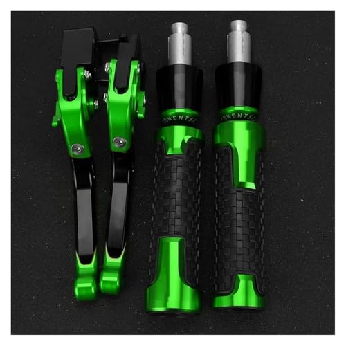Motorrad Für CBR500R CBR 500R 2013-2021 2020 2019 2018 2017 2016 2015 Verstellbare Bremskupplungshebel Lenkergriffe(Green black) von WAJUHJK