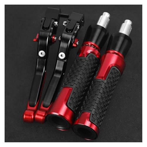 Motorrad-Kupplungsbremshebel Griffgriff Für TMAX 530 TMAX530 SX DX 2012-2024 TMAX 560 2020 2021 2023 2024(Red2) von WAJUHJK