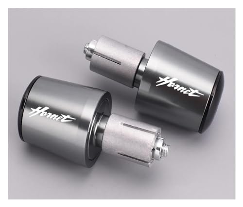 Motorrad-Lenkerendgewicht, Lenkergriffkappe, Anti-Vibrations-Silder-Stecker Für CB400 CBR CB 500 600 CBF600 Hornet 600(Grey) von WAJUHJK