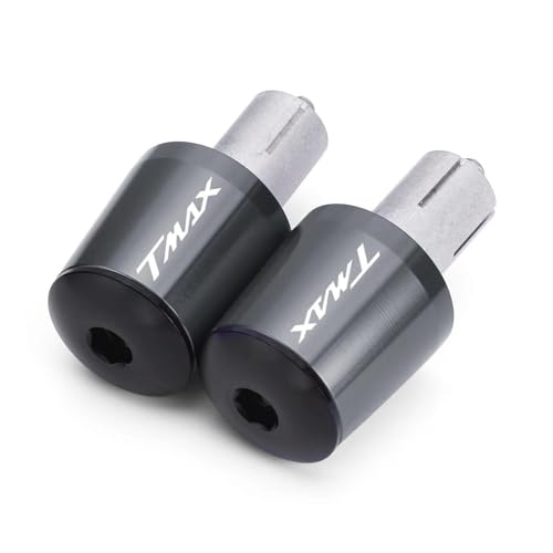 Motorrad-Lenkerendstück, Lenkergriffkappe, Anti-Vibrations-Silder-Stecker Für TMAX 500 530 560 TMAX500 TMAX530 560(Grey) von WAJUHJK