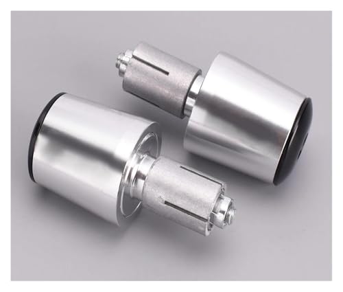 Motorrad-Lenkergriffe, Gegengewichtskappe, Verschlussstopfen, Schieberabdeckung Für Kawasaki KX65 KX80 KX85 KX125 KX250 KX250F KX450F(Silver) von WAJUHJK