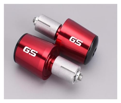 Motorradgriff-Lenkerenden, Lenkergriffkappe, Antivibrationsstopfen Für BMW R1200GS R1250GS R 1200GS R1250 GS R 1250 GS ADV(Red) von WAJUHJK