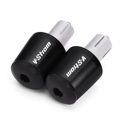 Motorradgriff-Lenkerendkappe, Antivibrationsstopfen Für SUZUKI V-Strom 650 V-Strom650 Vstrom650 2004-2021(Black) von WAJUHJK