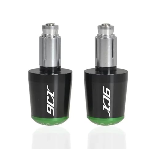 WAJUHJK Motorradlenkerknöpfe Handgriffe rutschfeste Lenkerenden Kappenstopfen Für XJ6 N XJ 6N XJ-6N XJ6 Diversion 2009-2016(Green) von WAJUHJK