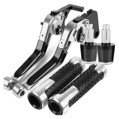 YZFR1 R1 Motorrad-Bremskupplungshebel 7/8'' 22 Mm Lenkergriffe Für YZF R1 YZF-R1 1999 2000 2001 2002 2003(Silver) von WAJUHJK