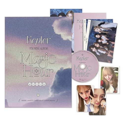 WAKEONE Ent. - Kep1er - 5th Mini Album [Magic Hour] (Unit Ver. - Tape Ver.) Out Box + Postcard + Lyric Book + CD-R + Photo Card + Folded Poster + 2 Pin Badges von WAKEONE Ent.