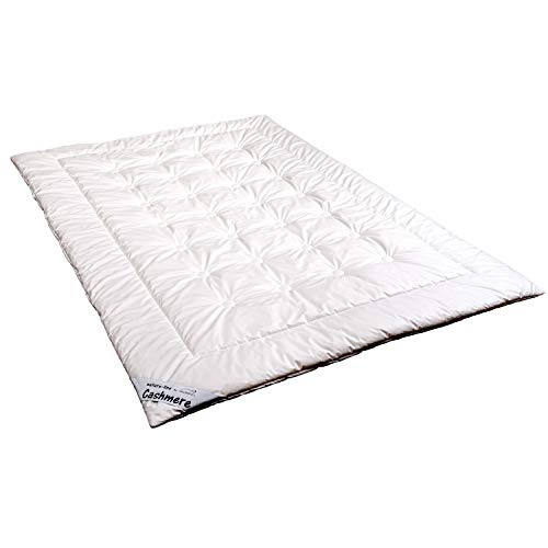 Walburga Bettdecke, Steppbett Nature line Edelhaar 4 WP Cashmere Duo 135 x 200 cm warm von WALBURGA