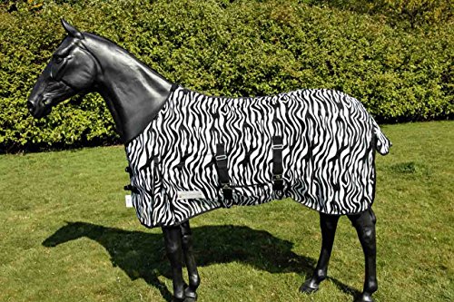 WALDHAUSEN Fliegendecke Zebra, schwarz/weiß, 145 cm von WALDHAUSEN