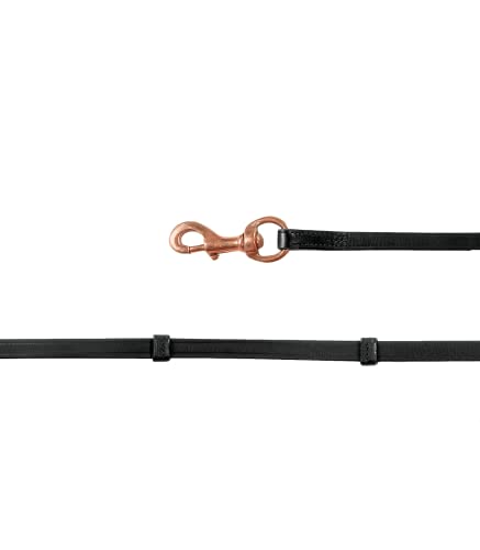 WALDHAUSEN Island Zügel mit Karabiner, schwarz von WALDHAUSEN