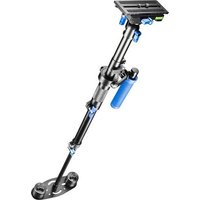 Walimex Pro Schwebestativ StabyPod M 80cm Gimbal mechanisch 1/4 Zoll Schwarz, Blau inkl. Tasche von WALIMEX PRO