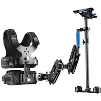 Walimex Pro StabyFlow Director System Set II Schwebestativ Schwarz, Blau mit Gegengewicht Belastbar von WALIMEX PRO