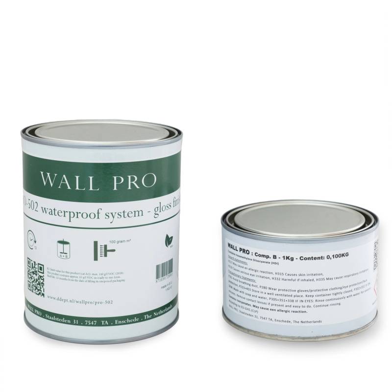 Wallpro  Waterproof System Gloss Transparent 1 kg PRO502 von WALL PRO