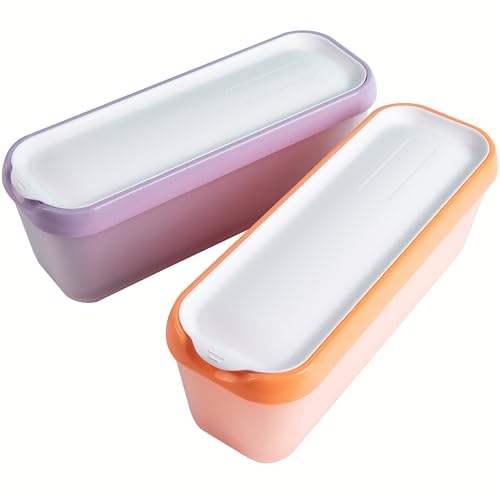 WALL QMER Eisbehälter für Speiseeis, Gefrierdosen, Aufbewahrungsbehälter, Eis-Container BPA-frei in Lebensmittelqualität von WALL QMER