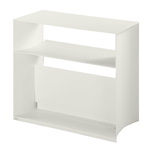 WALL Device Wagon, Rollwagen-Organizer für TV-Ständer A2, mit Rädern, mobil - Perfekt für Gaming Equipment & Zubehör, Reciever, Streaming-Geräte, Router, Lautsprecher, Laptops - Satin Weiß von WALL