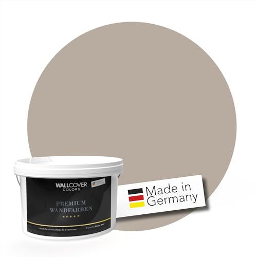 WALLCOVER PREMIUM Wandfarbe Braun 1L für 8m² | Natürliches Sandbraun | Innenfarbe Edelmatt | Höchste Deckkraft Klasse 1 | Qualität aus Deutschland WALLCOVER PREMIUM Wandfarbe Braun 1L für 8m² | Natürliches Sandbraun | Innenfarbe Edelmatt | Höchste Deckkraft Klasse 1 | Qualität aus Deutschland von WALLCOVER