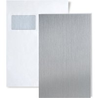 Wallface - 1 musterstück S-10298 deco silver brushed Deco Collection Dekorpaneel muster in ca. din A5 Größe Wallface - 1 musterstück S-10298 deco silver brushed Deco Collection Dekorpaneel muster in ca. din A5 Größe von WALLFACE