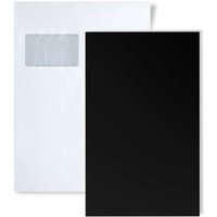 1 musterstück S-23147 Wallface Graphite Black deco Collection Wandpaneel muster in ca. din A5 Größe - schwarz von WALLFACE