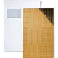 1 musterstück S-27373 Wallface gold 5X5 M-Style Collection Wandpaneel muster in ca. din A5 Größe - gold von WALLFACE