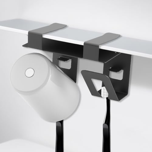 Spiegelschrank Zahnbürstenhalter für Badezimmer mit 2/3/4 Tassen & Drainage-Design – einfache Installation, platzsparend, passend für Bretter ≤ 2 cm dick (2 Tassen) von WALLFID