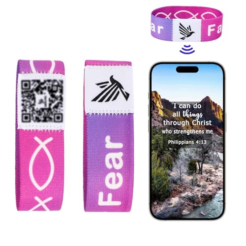 WALLFID 2er Set,Christliche Geschenke,Bracelets,Bibel Zubehör,Elastische Armbänder,Jesus Bracelets,Perfekt für Erwachsene Männer,Frauen(Mittel,Bla u) von WALLFID