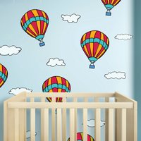 Kinderzimmer Sticker - Heißluftballons von WALLMAGINATION