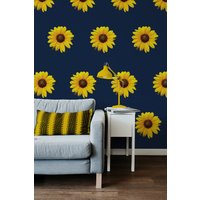 Sonnenblumen Van Gogh Stil Ölgemälde Wandtattoos von WALLMAGINATION