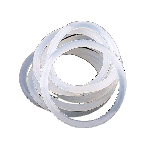 10 Stück weiße Silikon-O-Ring-Dichtung CS 3 mm Außendurchmesser 10–100 mm Lebensmittelqualität Silikon-Gummi-Ring-Unterlegscheibe VMQ isolierte wasserdichte Dichtung (Color : OD 60mm ID 54mm, Size : von WALNUTS