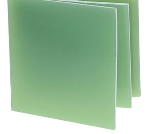 WALNUTS 1 Stück 3D-Drucker FR4 Glasfaserplatte Wassergrüne Epoxidplatte 3240 FR-4 Epoxidharzplatte G10 Glasfaser (Color : 500MM x 300MM, Size : 1mm) von WALNUTS