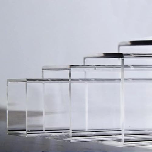 WALNUTS Acryl-Vierkantrohr 10~100 mm Seitliches Acryl-Vierkantrohr Hohlkanal transparentes Plexiglasrohr PMMA-Quartett Cantal (Color : 240mm 1Pcs, Size : 25x25x2mm) von WALNUTS