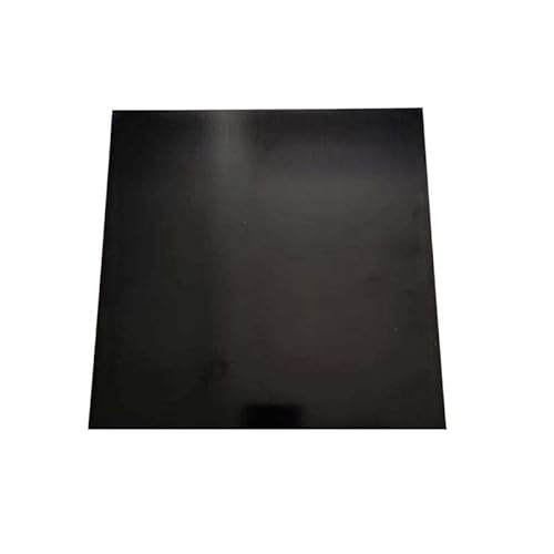 WALNUTS Antistatisches schwarzes Glasfaser-Vorlagenbrett Blatt G10 Epoxidglasfaser FR4 Glasfaserplatte 3D-Drucker Abnehmbare Plattform (Color : 200MM x 200MM, Size : 0.5mm) von WALNUTS