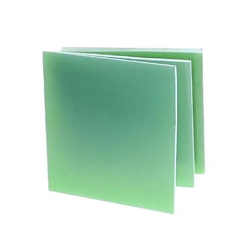 WALNUTS Hellgrüne FR4-Glasfaserplatte, G10-Epoxidplatte, 3240 FR-4-Epoxidharzplatte, Glasfaser, 3D-Druck, DIY (Color : 235x235mm, Size : 0.5mm) von WALNUTS