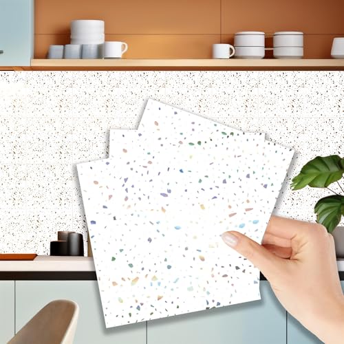 WALPLUS 120 Stück 15x15cm Terrazzo Holografischer Glitter Schwarz White Aluminium Folie Wandfliesen Aufkleber Abziehen und Kleben Backsplash Abziehbilder Startseite Dekore Aufkantung für Küche WALPLUS 120 Stück 15x15cm Terrazzo Holografischer Glitter Schwarz White Aluminium Folie Wandfliesen Aufkleber Abziehen und Kleben Backsplash Abziehbilder Startseite Dekore Aufkantung für Küche von WALPLUS