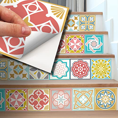 WALPLUS 24 Stück 15x15cm Malia Farbenfroh Rosa Wandfliesen Aufkleber Schälen und Kleben Backsplash Abziehbilder Startseite Dekore Aufkantung für Küche Badezimmer Kacheln Farbe auf Wand Wohnen Zimmer WALPLUS 24 Stück 15x15cm Malia Farbenfroh Rosa Wandfliesen Aufkleber Schälen und Kleben Backsplash Abziehbilder Startseite Dekore Aufkantung für Küche Badezimmer Kacheln Farbe auf Wand Wohnen Zimmer von WALPLUS