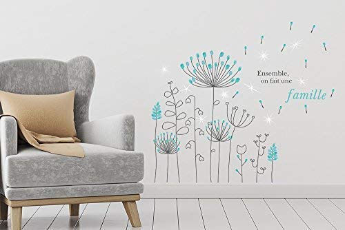 WALPLUS Wandsticker Wanddeko Selbstklebende Wandsticker Schlafzimmer Deko Selbstklebend Ölbeständig Französich Zitat Löwenzahn Mit Swarovski Kristallen Wandsticker Deko 30x60cm WALPLUS Wandsticker Wanddeko Selbstklebende Wandsticker Schlafzimmer Deko Selbstklebend Ölbeständig Französich Zitat Löwenzahn Mit Swarovski Kristallen Wandsticker Deko 30x60cm von WALPLUS
