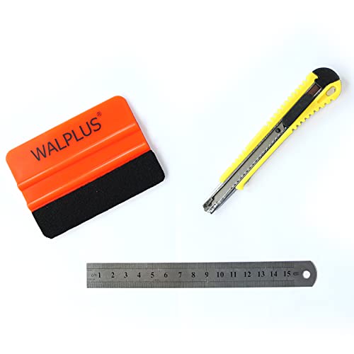 Walplus 3 in 1 Anbringen Tool-Set Wand Sticker, Vinyl Mehrfarbig, 24 X 17 X 3 CM von WALPLUS