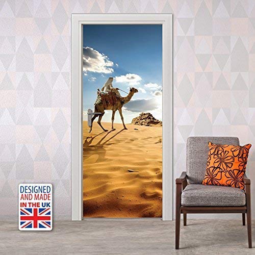 Walplus Roaming The Desert Wandaufkleber, Vinyl Mehrfarbig, 103 X 5.4 X 5.4 CM von WALPLUS