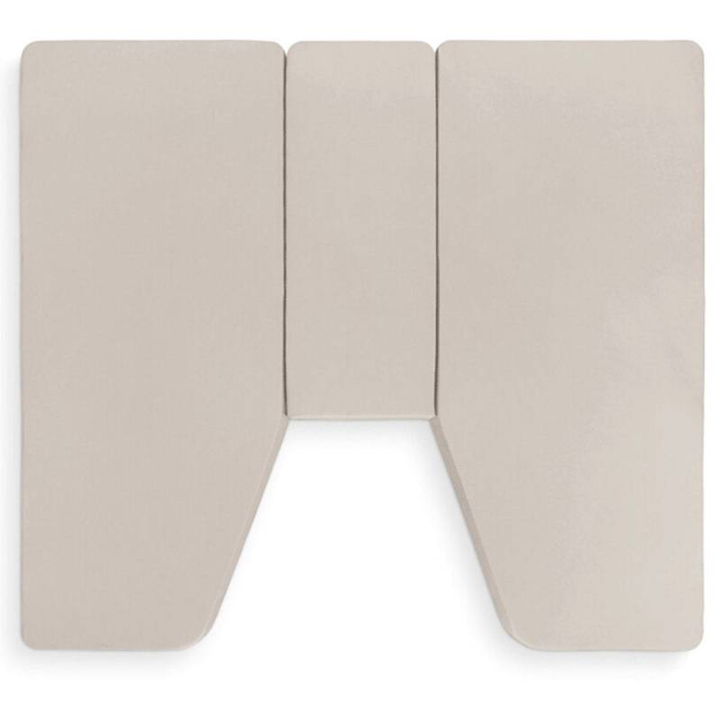 WALRA Spannbettlaken Set Jersey Multifit Heck Bett 3 Teilig OEKOTEX Baumwolle-sand von WALRA