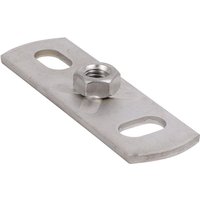 Grundplatte V2A 1.4301 ig M8 l: 80 4-fach widerstandsgeschw. Mutter - Walraven von WALRAVEN