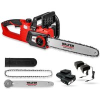 Walter Akku-Kettensäge Li-Ion 40 v Brushless inkl. 2x Akku 2 Ah, 2x Ladegerät Walter Akku-Kettensäge Li-Ion 40 v Brushless inkl. 2x Akku 2 Ah, 2x Ladegerät von WALTER WERKZEUGE