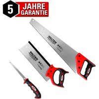 Walter Sägen 3 tlg. Set Garten Holzsäge Baumsäge Handsäge Rückensäge Stichsäge von WALTER WERKZEUGE