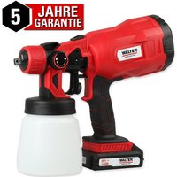 Walter Werkzeuge - Walter Li-Ion Akku Farbsprühsystem 20 v inkl. Akku Ladegerät 800 ml Farbbehälter von WALTER WERKZEUGE
