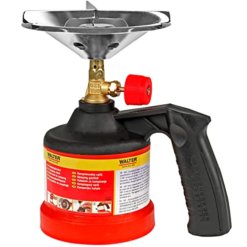 WALTER Campingkocher, praktischer Gaskocher 1-flammig, Flamme stufenlos einstellbar, herausragende Standfestigkeit, einfache Bedienung, für Outdoor, Wanderung, Picknick, Camping und Festivals WALTER Campingkocher, praktischer Gaskocher 1-flammig, Flamme stufenlos einstellbar, herausragende Standfestigkeit, einfache Bedienung, für Outdoor, Wanderung, Picknick, Camping und Festivals von WALTER