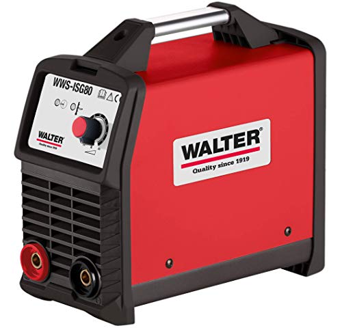 WALTER Inverter-Schweißgerät, Elektroden-Schweißgerät, Schweißstrom 20-80 A, Thermoschutz, Tragegriff, Elektroden MMA 1,6-2,5 mm von WALTER