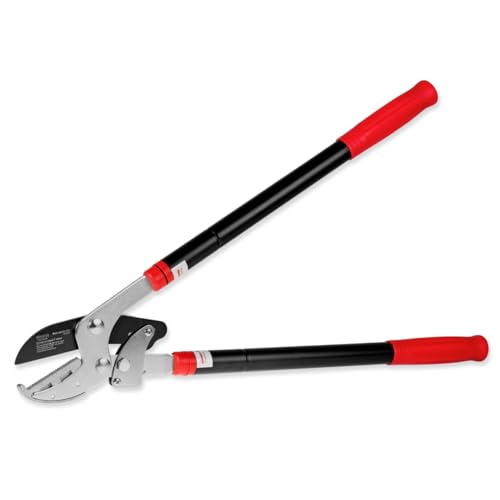 WALTER Teleskop Getriebe-Astschere - Amboss-Schere, Gartenschere, teleskopierbar 63-92 cm, Schneidet Äste bis Ø 45 mm mühelos, Rosenschere, einfache Bedienung, rutschfester Griff WALTER Teleskop Getriebe-Astschere - Amboss-Schere, Gartenschere, teleskopierbar 63-92 cm, Schneidet Äste bis Ø 45 mm mühelos, Rosenschere, einfache Bedienung, rutschfester Griff von WALTER
