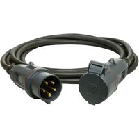 39100502100100 Strom Verlängerungskabel 16 a Schwarz 10.00 m - Walther Werke von WALTHER WERKE